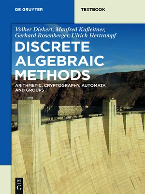 cover image of Discrete Algebraic Methods
